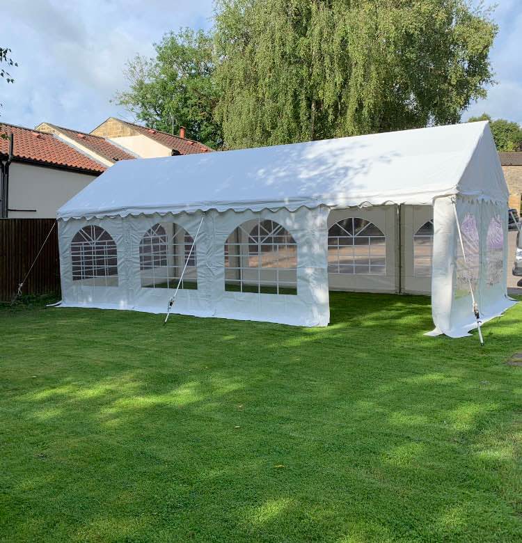 Evening marquee lighting